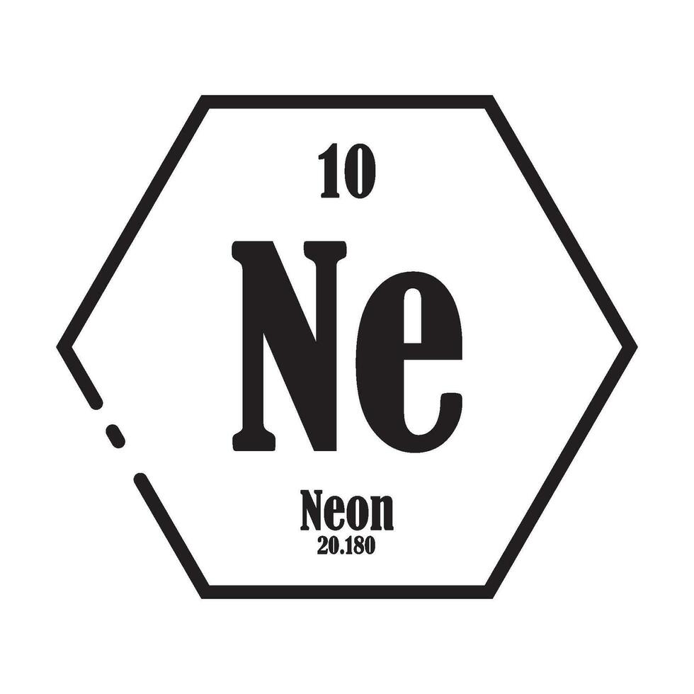 Neon chemistry icon vector
