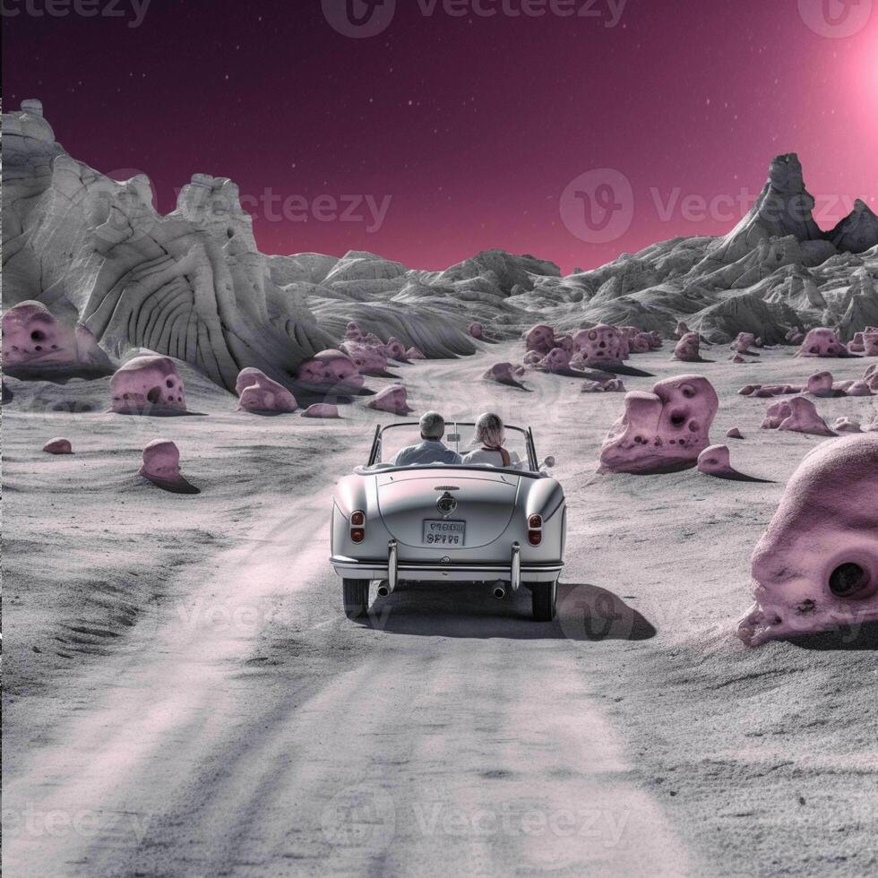 Astronaut in outer space. science fiction. Elements of this image furnished by NASA generated with AI photo