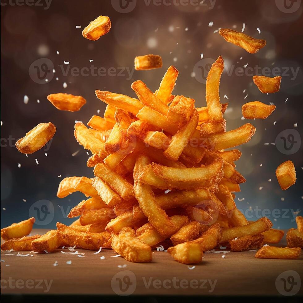 Flying Fries Stock Photos, Images and Backgrounds for Free Download