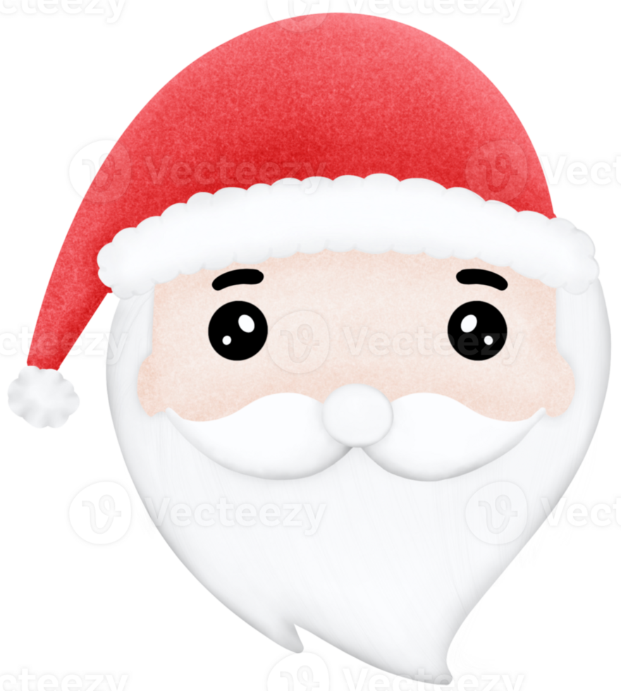 Santa Claus in red suit png