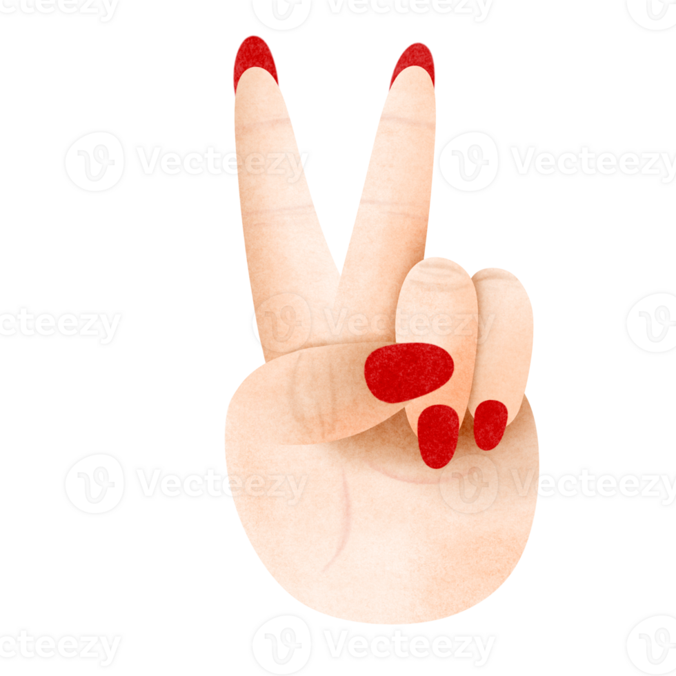 Sign language  hand finger png