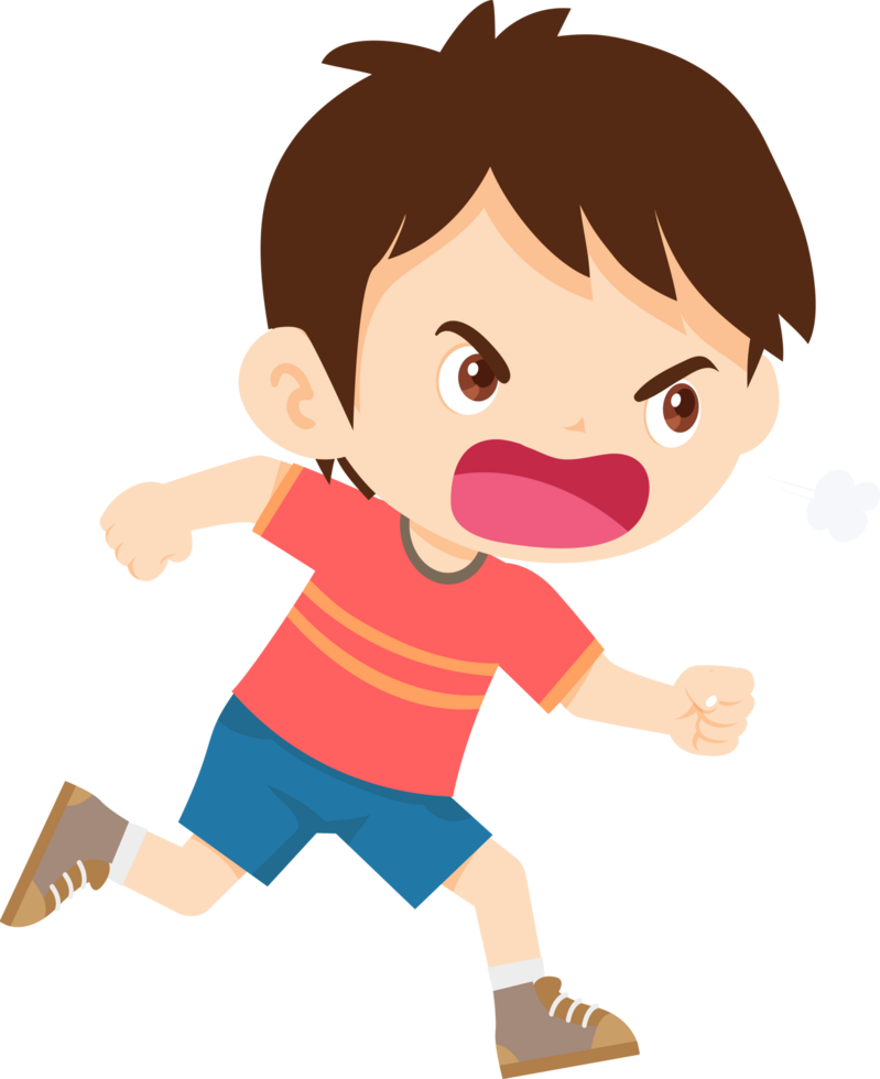 expressing anger and emotion angry cartoon character png