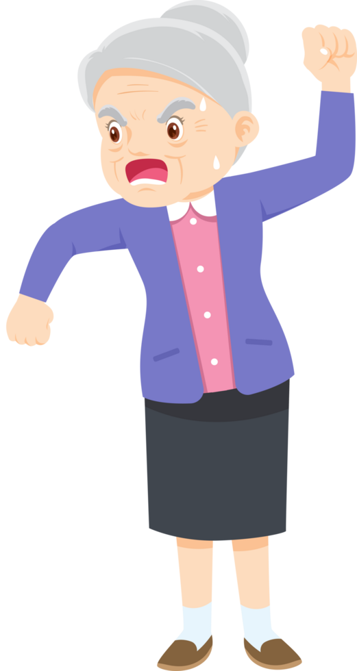 expressing anger and emotion angry cartoon character png