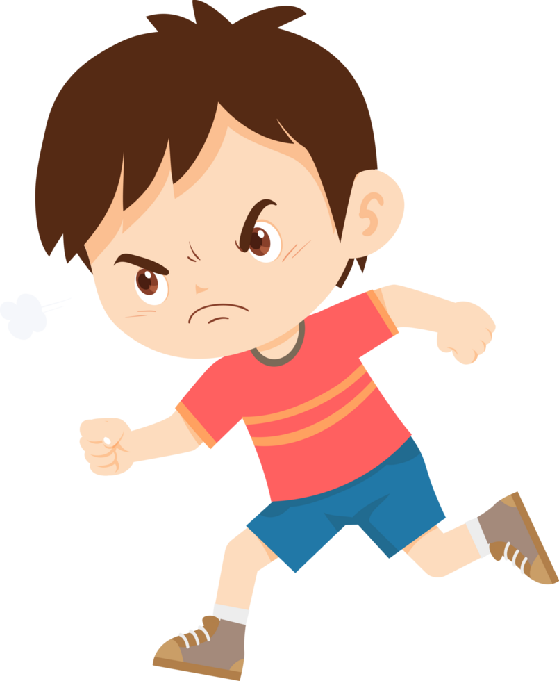 expressing anger and emotion angry cartoon character png