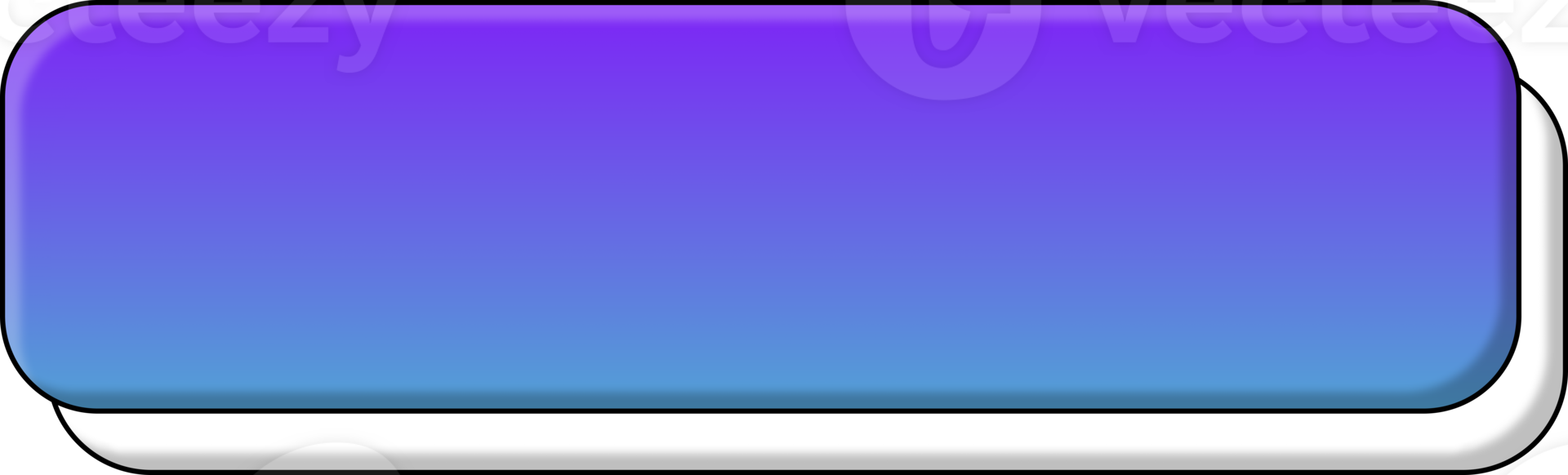 simple square line border dialog title bar design element PNG image with transparent background