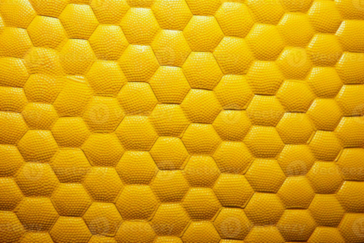 amarillo fútbol tela textura. generar ai foto