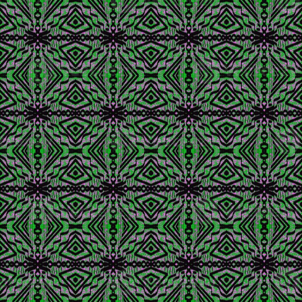 Ikat seamless pattern background, design for the creation texture,fabric,clothing,wrapping,decoration,scarf,sarong. Motif ethnic handmade beautiful Ikat design. photo