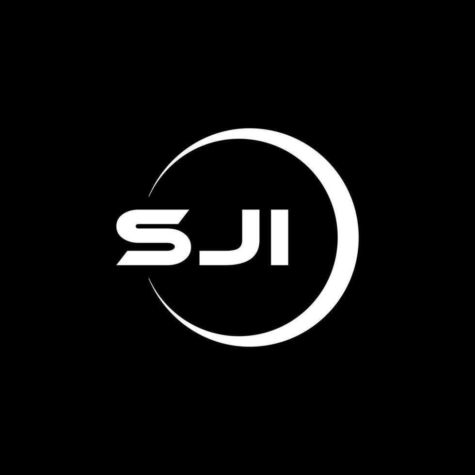 sji letra logo diseño, inspiración para un único identidad. moderno elegancia y creativo diseño. filigrana tu éxito con el sorprendentes esta logo. vector
