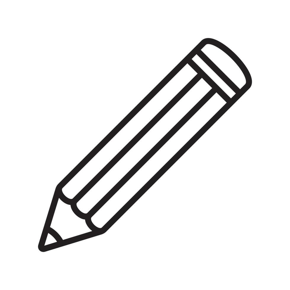 Pencil icon vector. vector