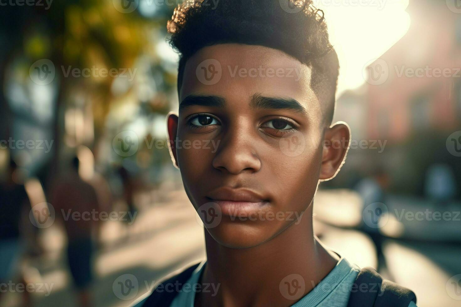 Dominican male selfie. Generate Ai photo