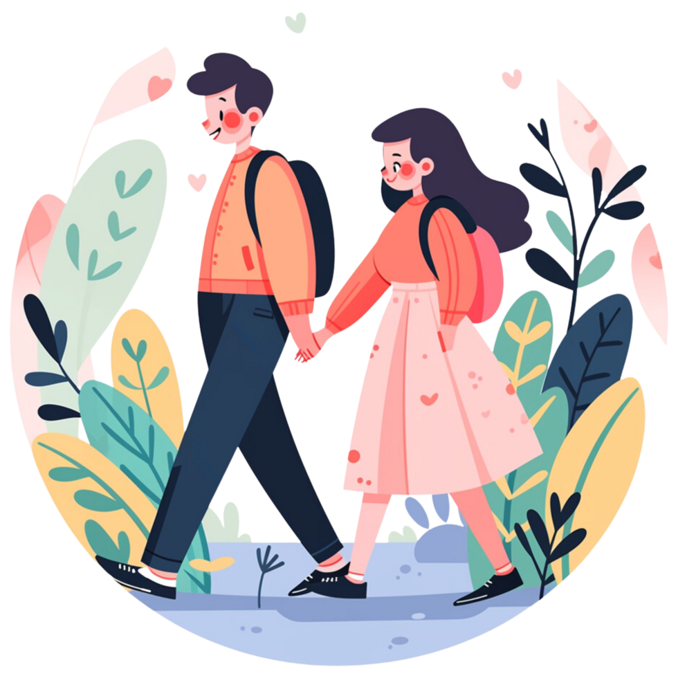AI generated Couple png