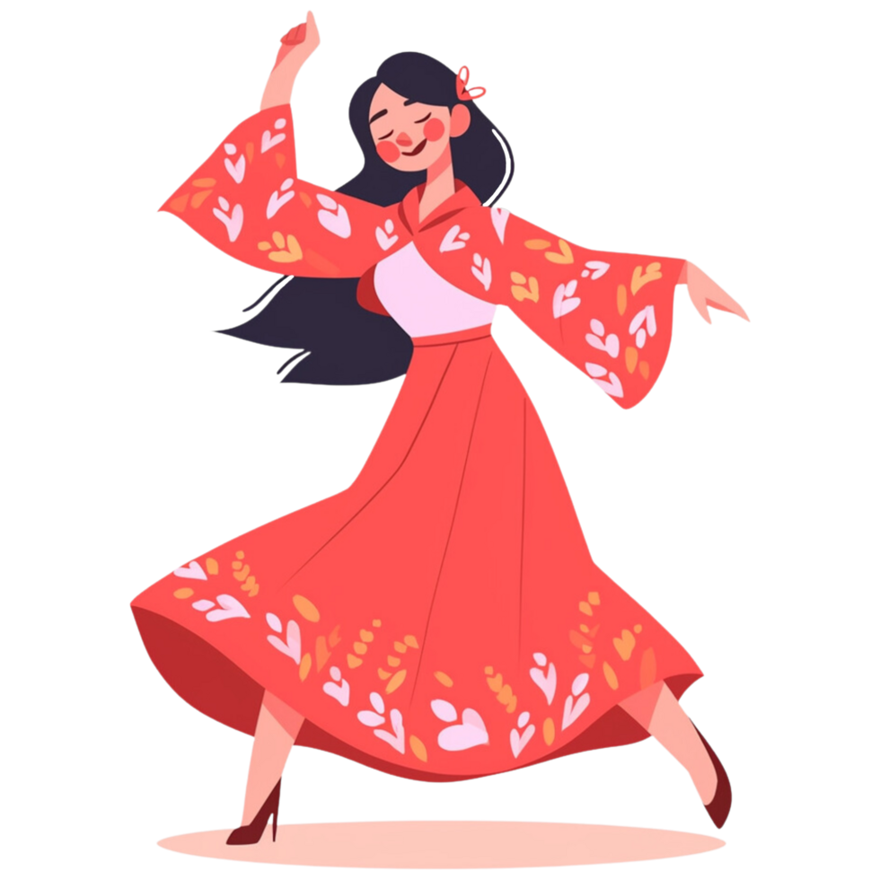AI generated Dancing png