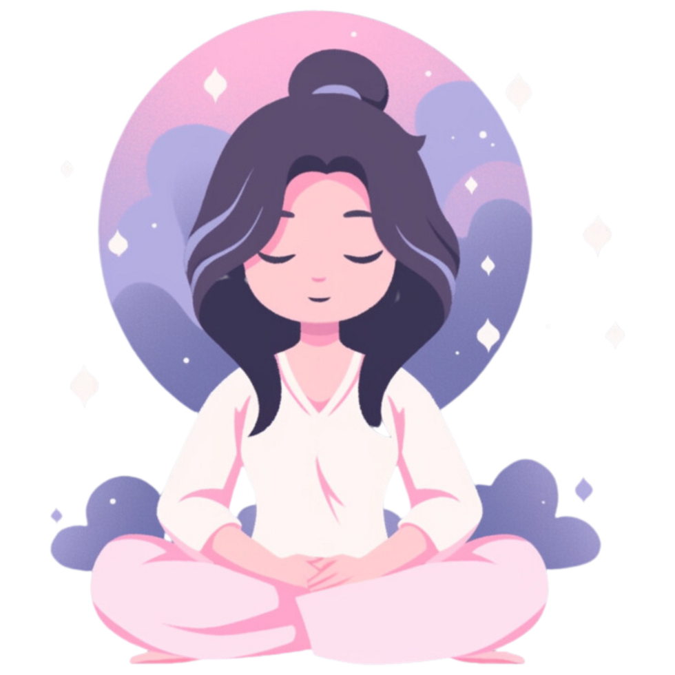 AI generated Meditation png