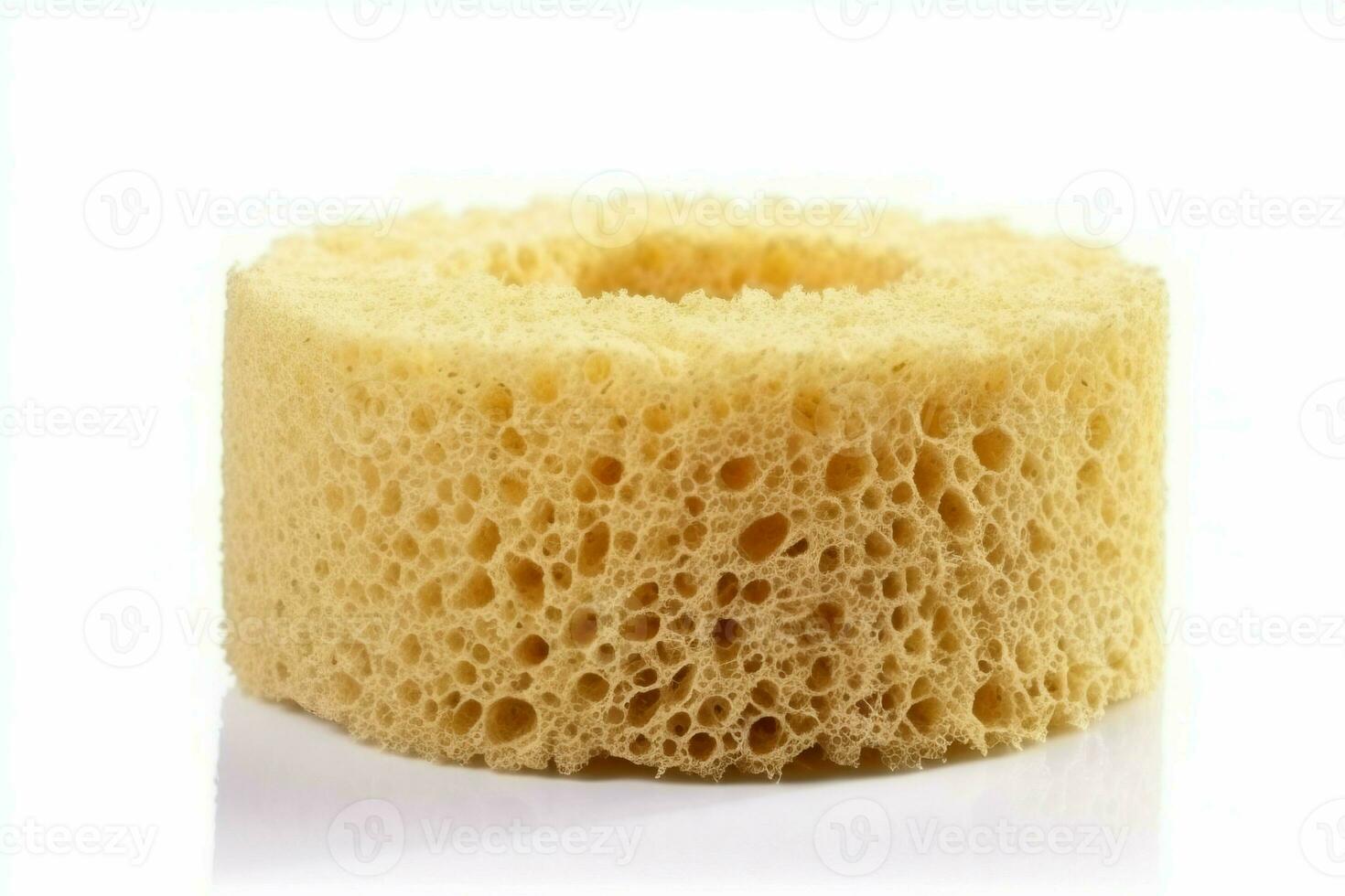 Natural shower loofah sponge massage. Generate Ai photo