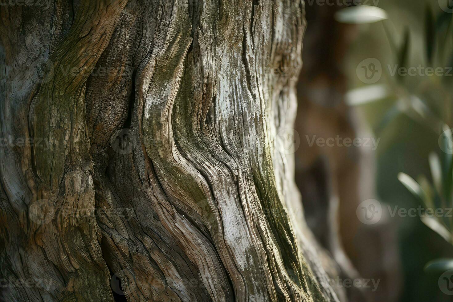 de cerca árbol detalle. generar ai foto