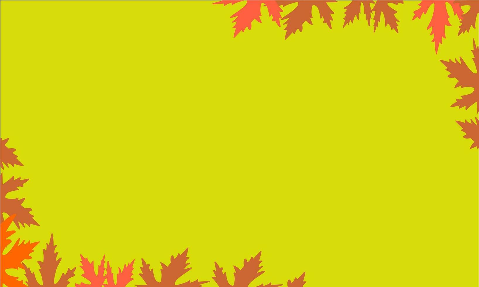 Autumn leaves background, Realistic falling leaves vector