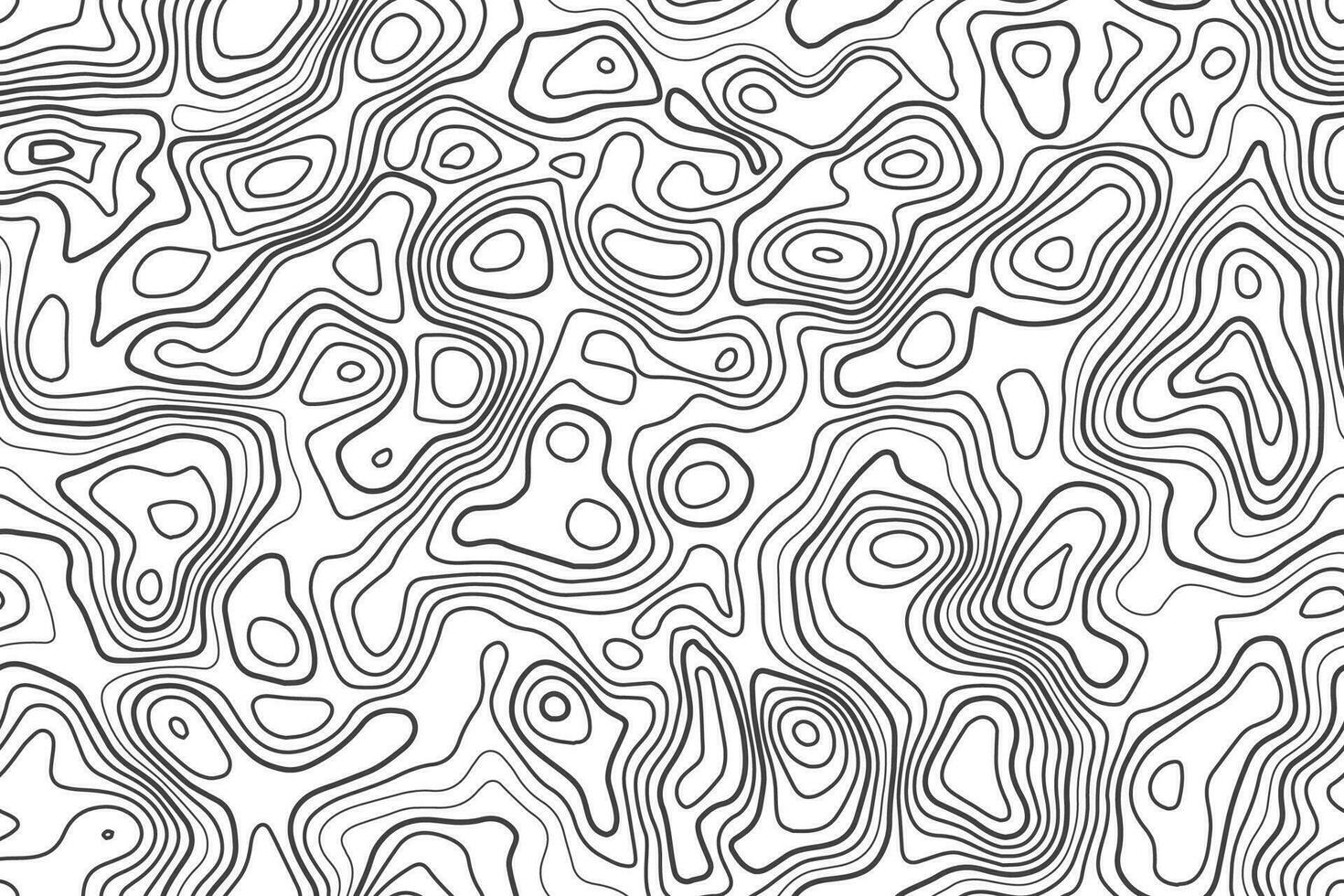 Seamless pattern topographic map background. vector