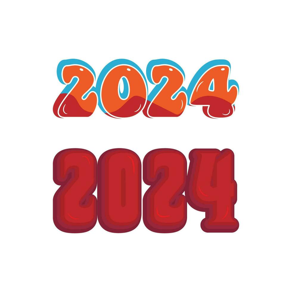 2024 word art design 34603194 Vector Art at Vecteezy