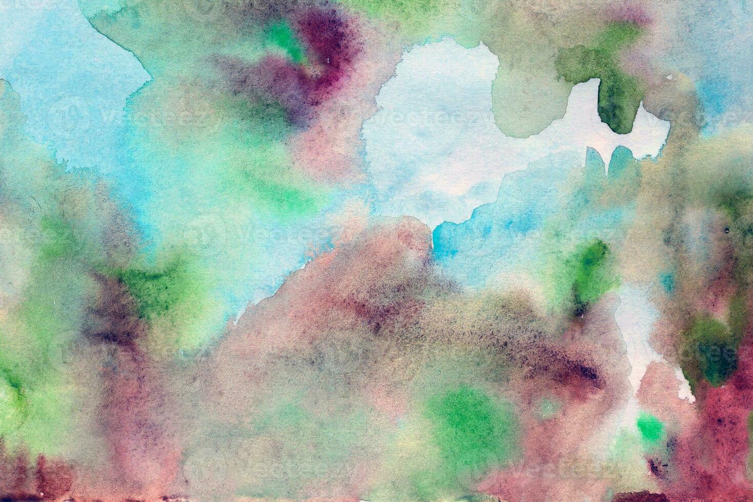 green blue watercolor background texture photo