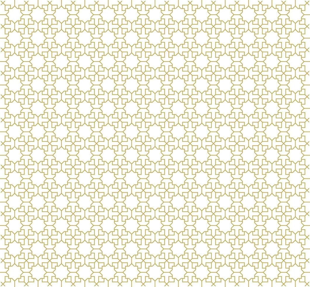 Seamless Islamic pattern and floral vector