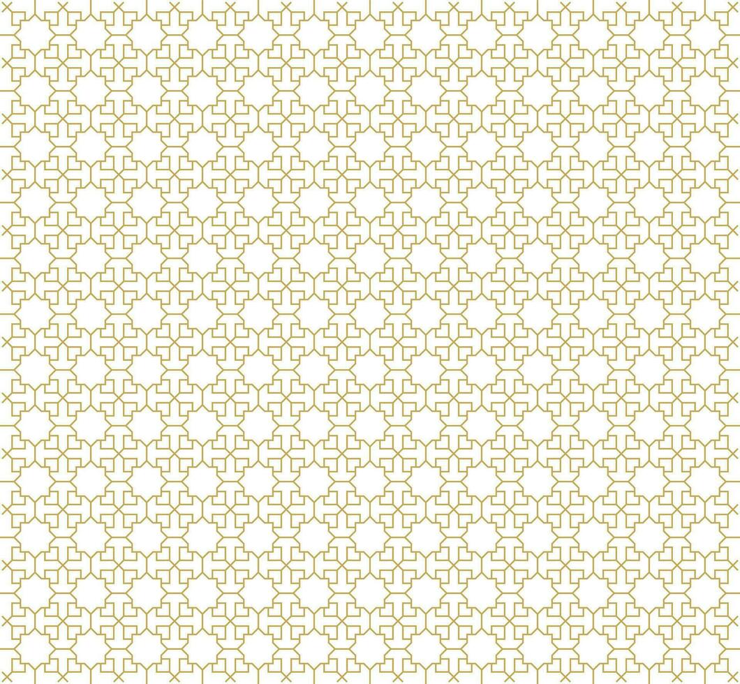 Seamless Islamic pattern and floral vector