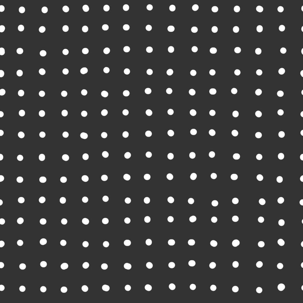Seamless polka dots repeating vector pattern hand drawn grid. geometric simple texture. Abstract delicate pattern for fabric, textile, wallpaper, apparel, wrapping