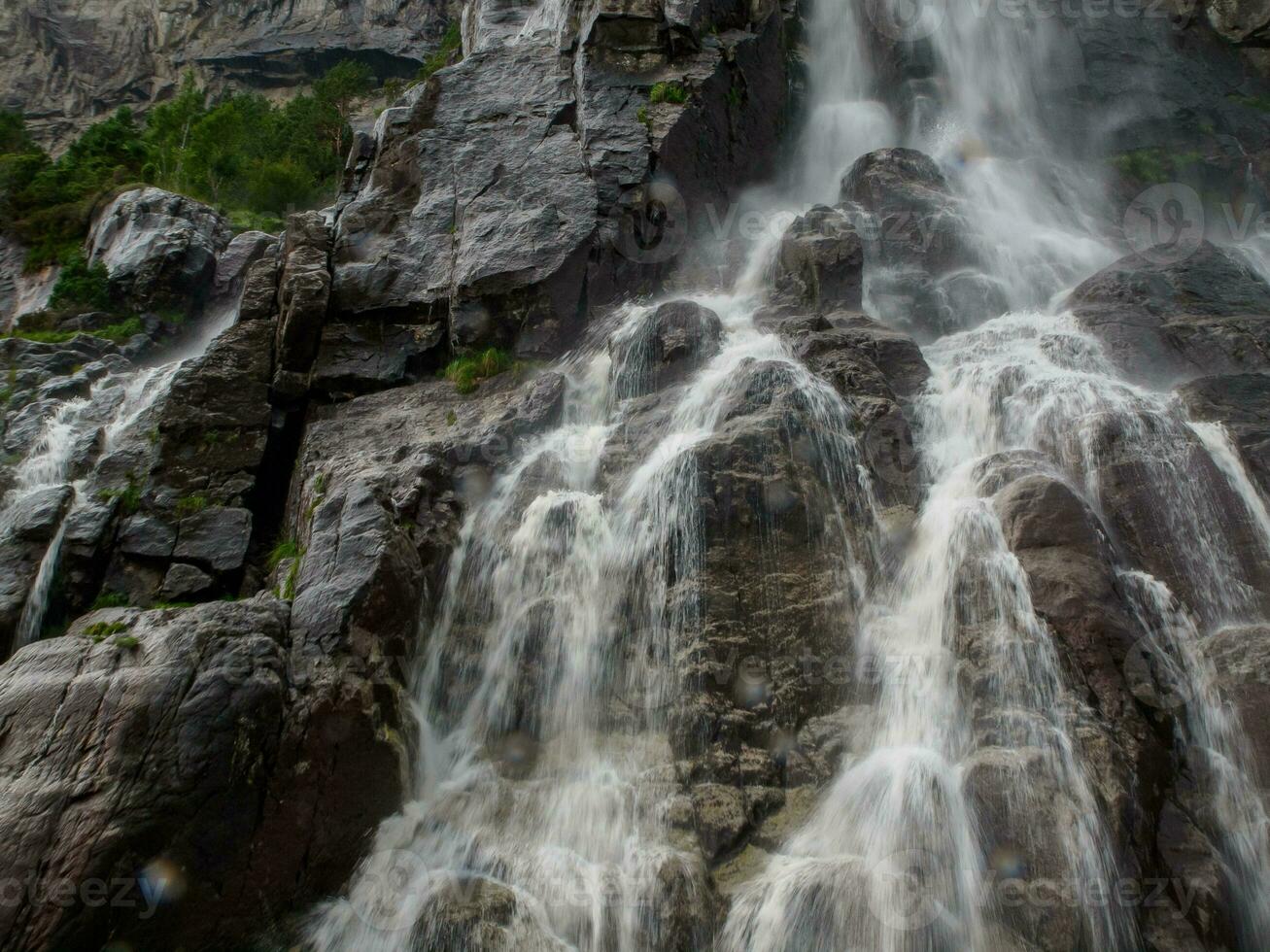 ship cruise in the norwegian fjords photo