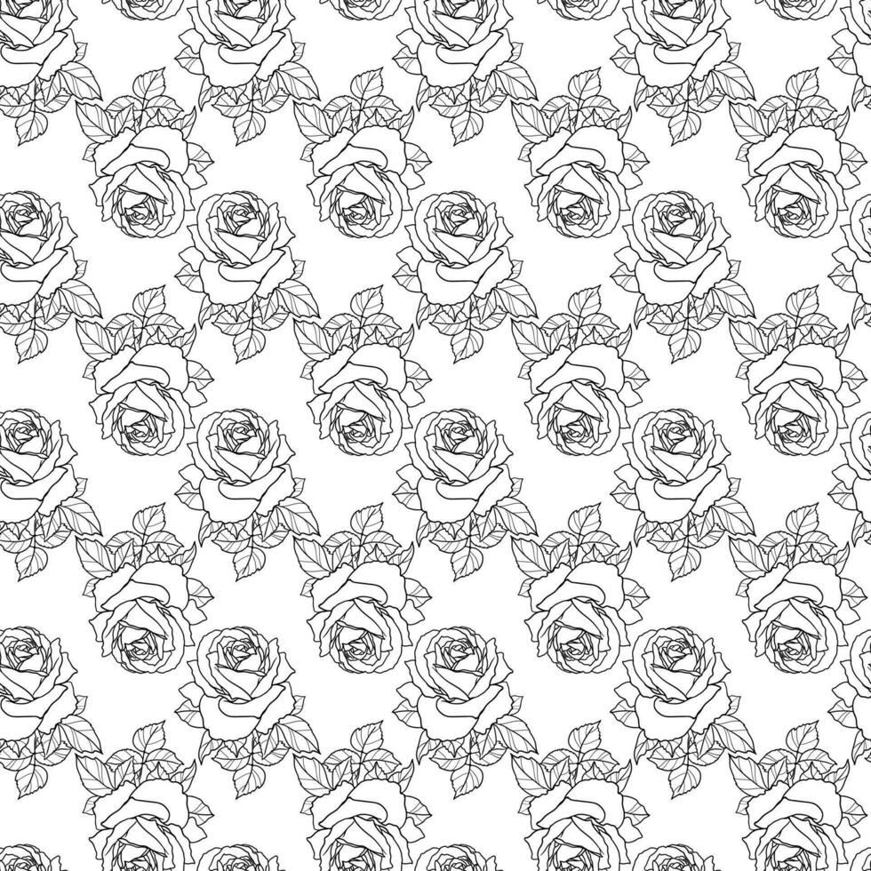 Seamless Floral Vector Pattern