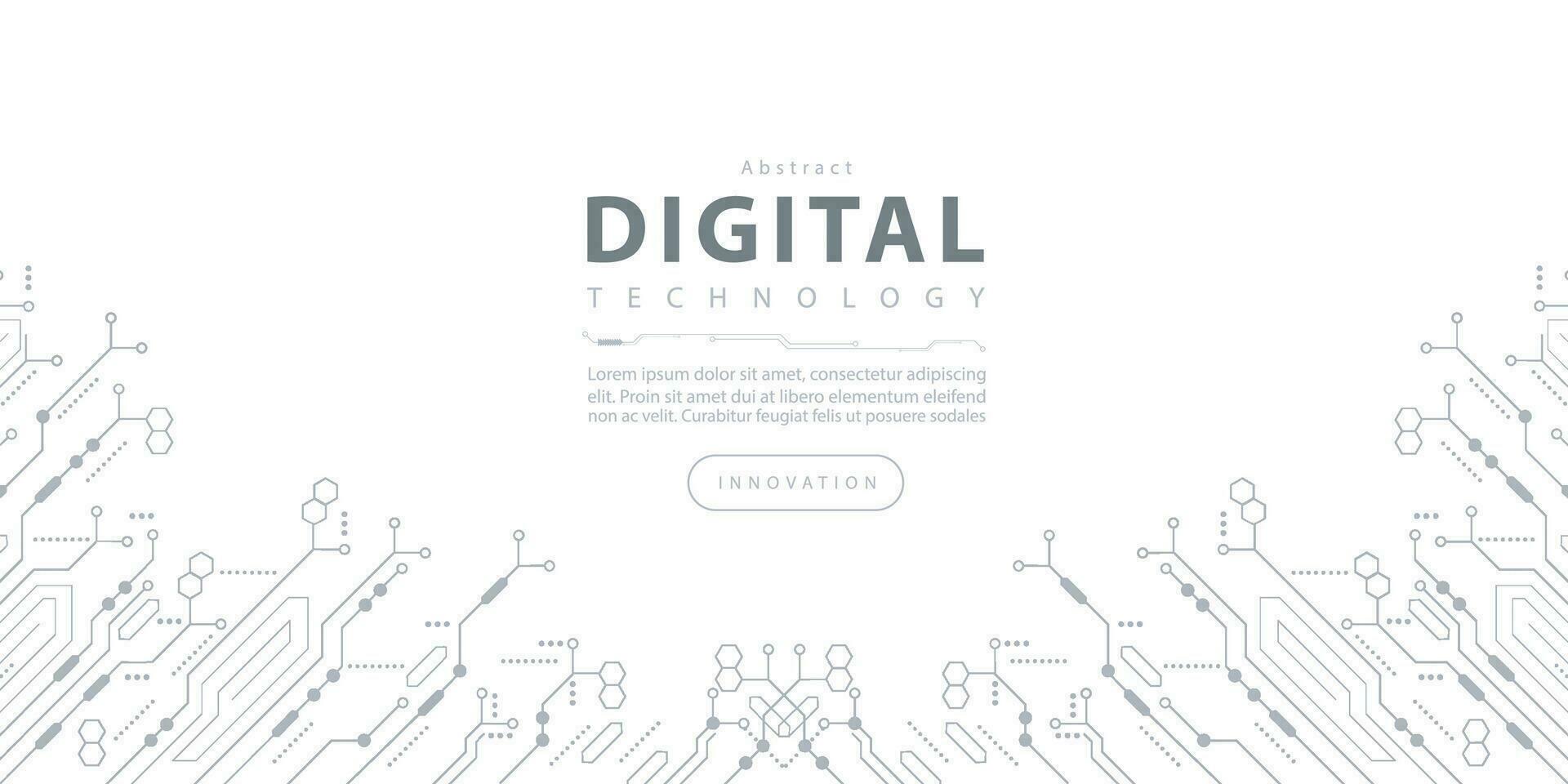 Digital technology futuristic internet network speed connection white background, cyber nano information, abstract communication, innovation future tech data, Ai big data line dot illustration vector