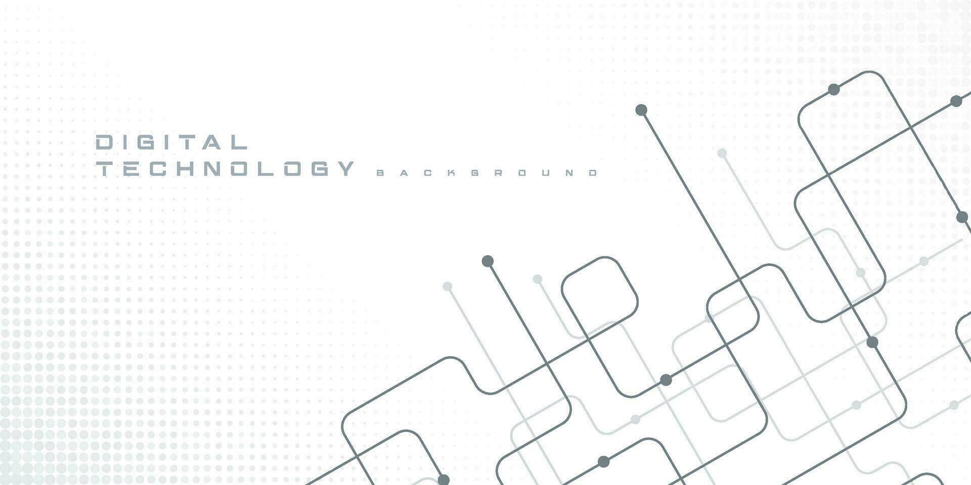 Digital technology futuristic internet network speed connection white background, cyber nano information, abstract communication, innovation future tech data, Ai big data line dot illustration vector