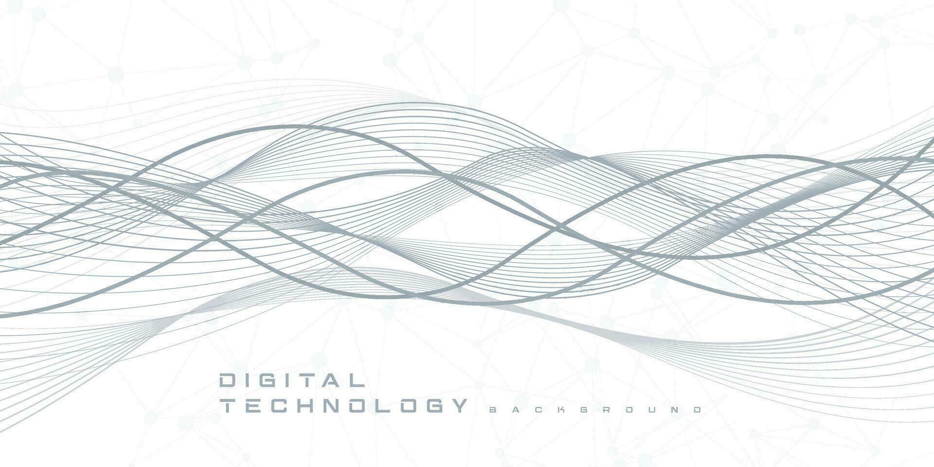 digital tecnología futurista Internet red velocidad conexión blanco fondo, ciber nano información, resumen comunicación, innovación futuro tecnología datos, ai grande datos línea punto ilustración vector