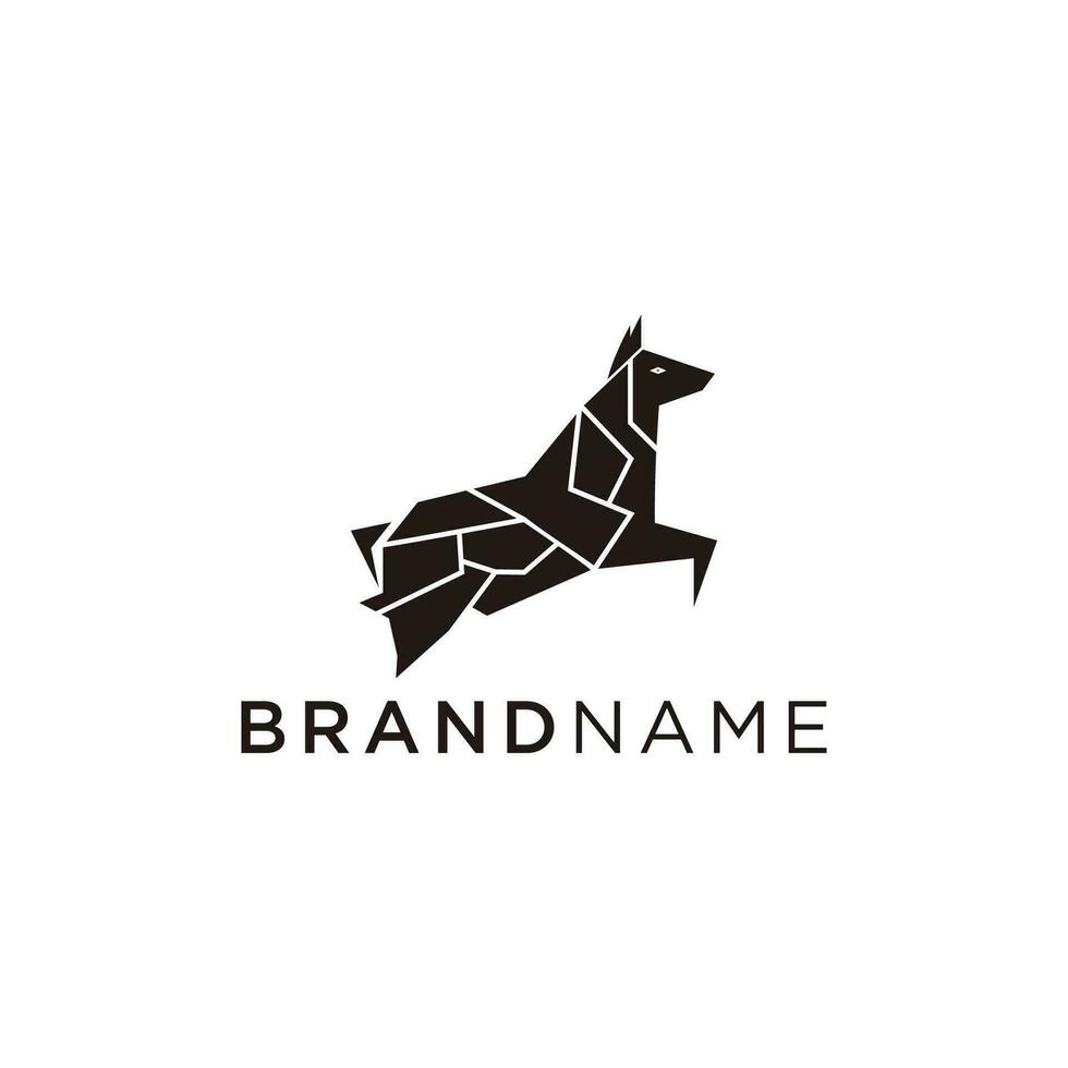 Horse stallion silhouette logo icon vector illustration