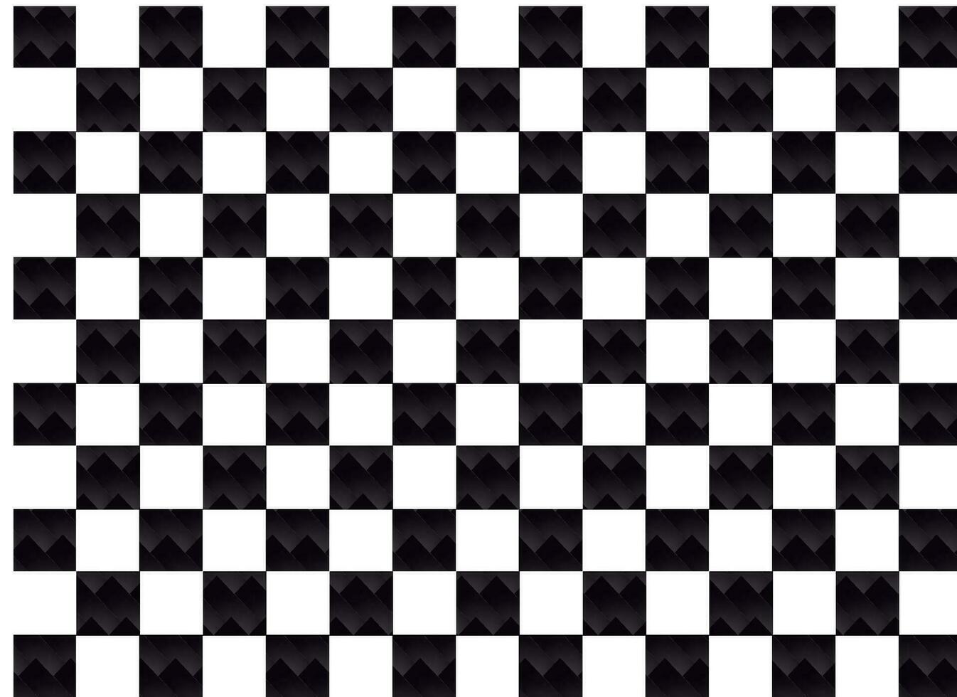 Minimalist Chessboard Vector Pattern
