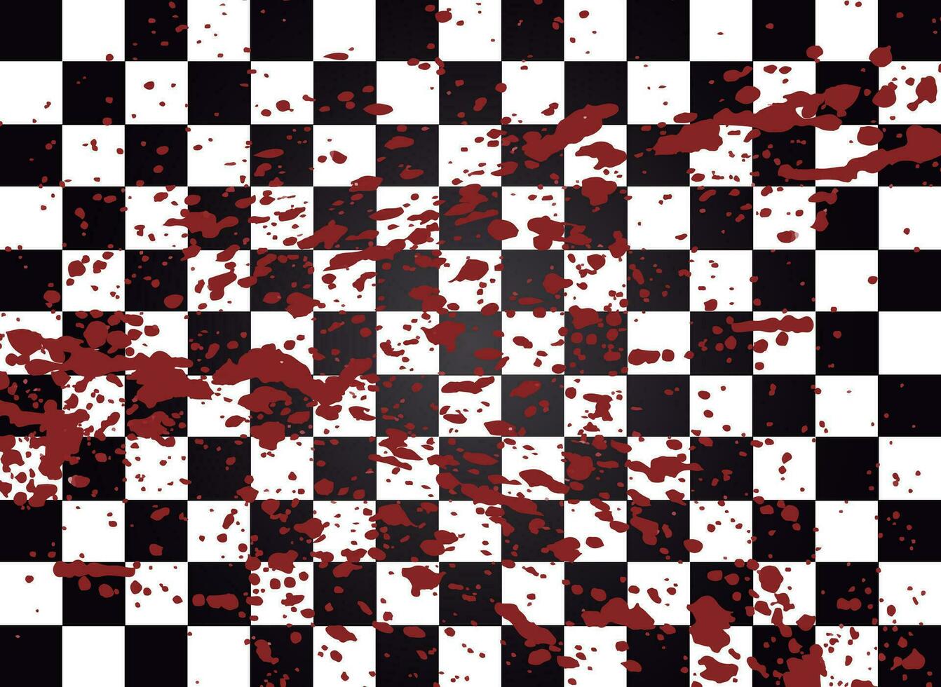 Dark Chess - Pattern with Blood Stains vector