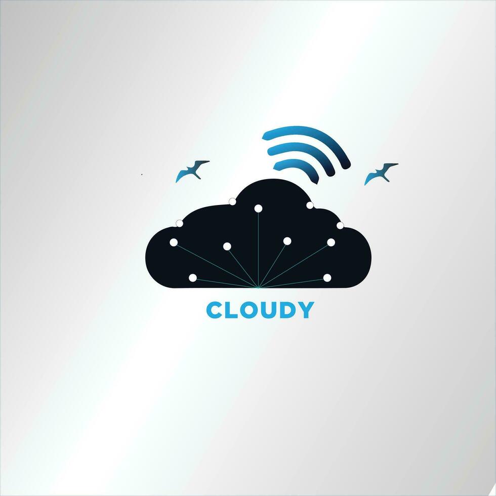 Cloud Network logo vector