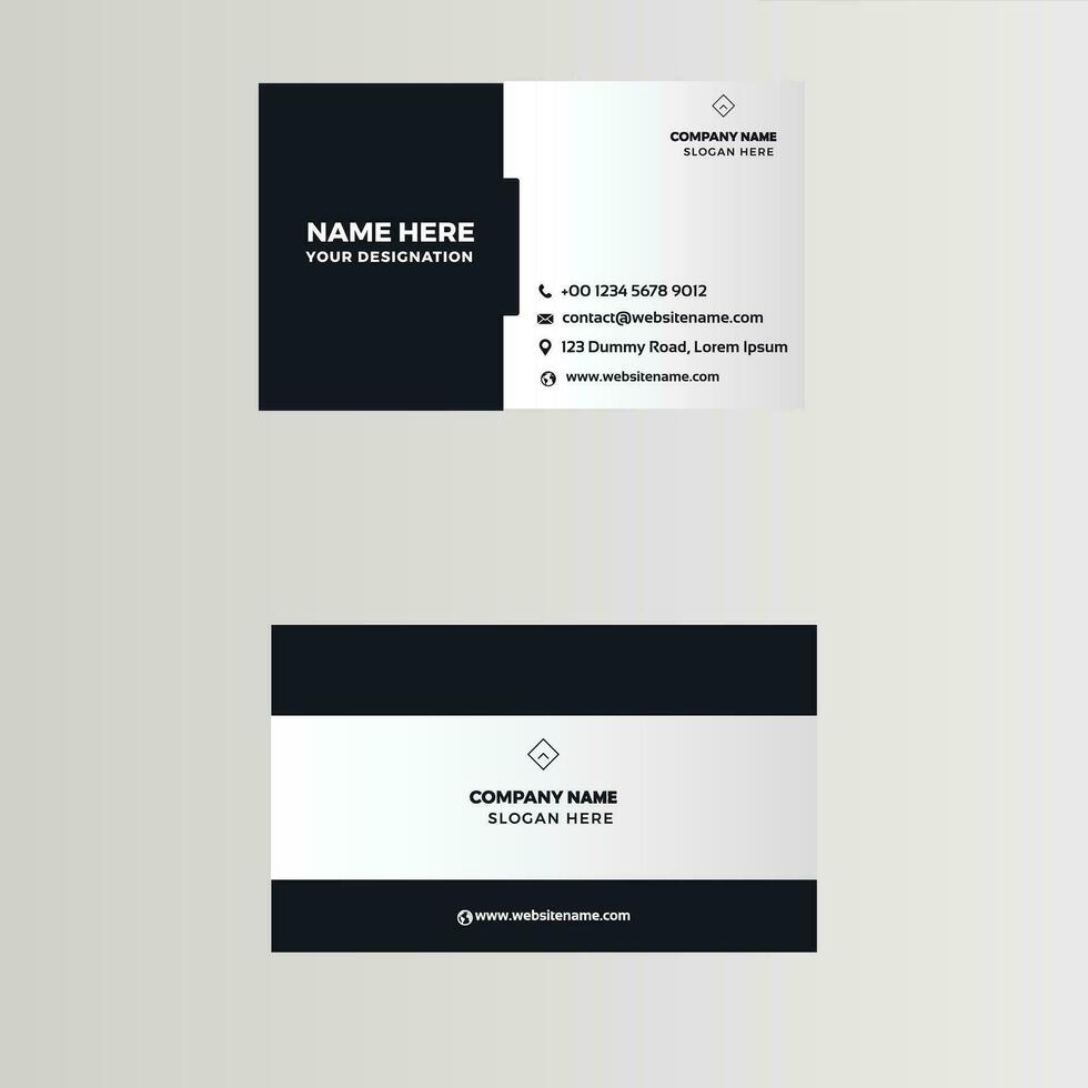 Modern Elegant Business Card vector