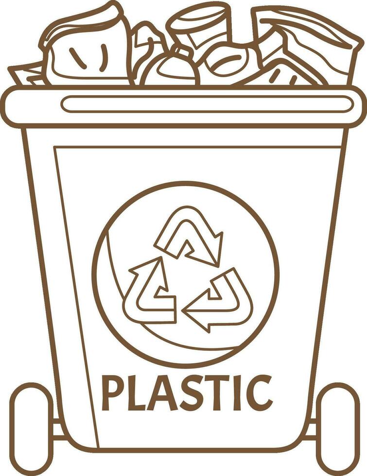 Go Green Technology Plastic Reusable Reduce Recycle Eco Friendly Cartoon Coloring Pages for Kids and Adult Activity vector