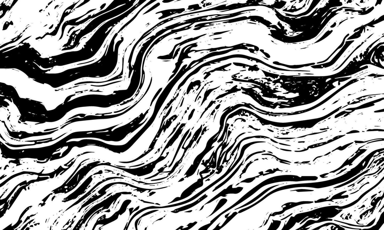 black and white marble texture background vector