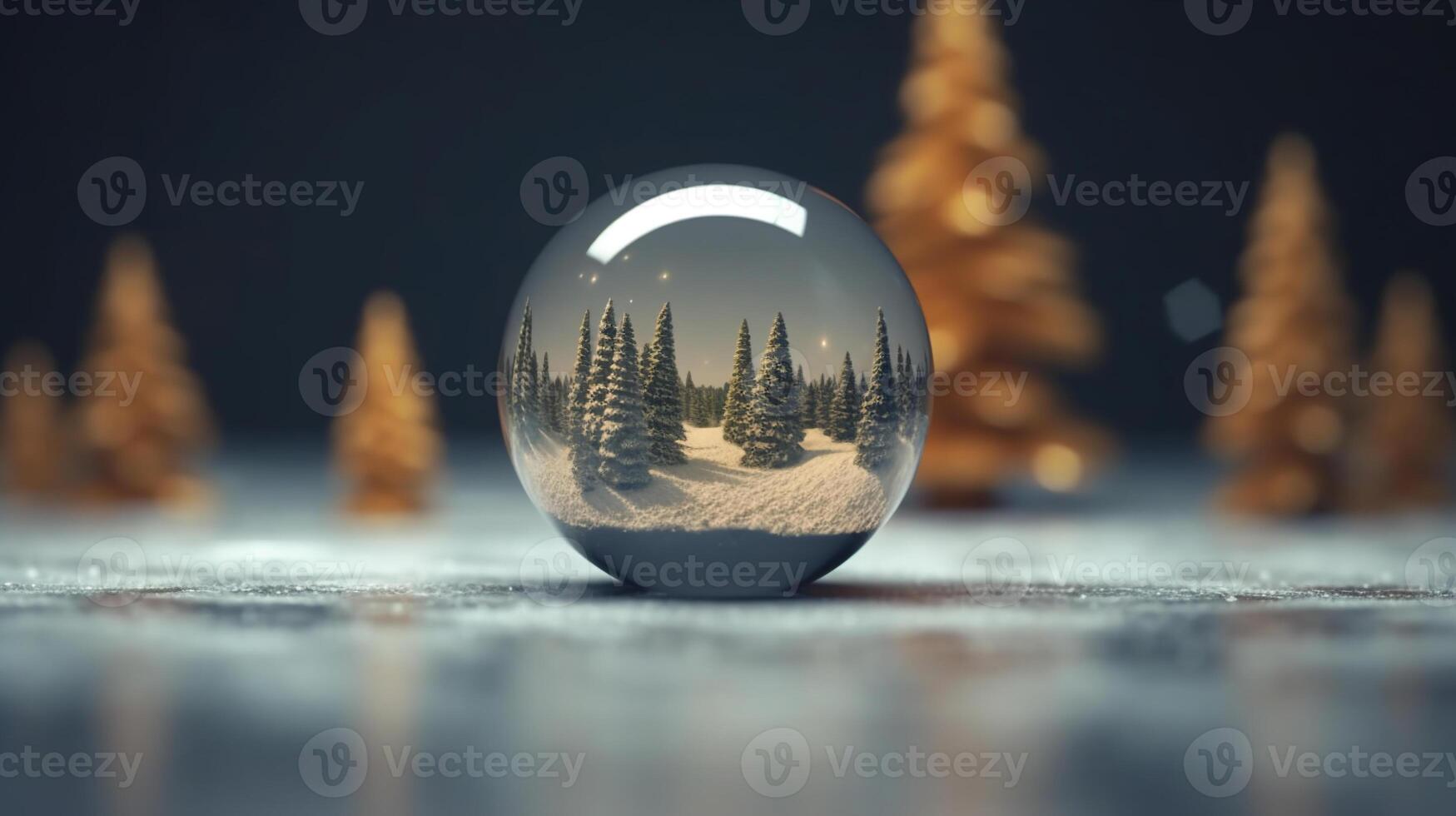 invierno estacional alegre Navidad y contento nuevo año antecedentes fondo de pantalla, plantilla, bandera, póster, fiesta diseño, hermosa Navidad pelota esfera Navidad árbol ornamento. ai generado. foto