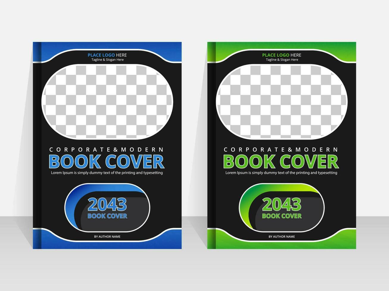 corporativo y creativo negocio libro cubrir diseño vector