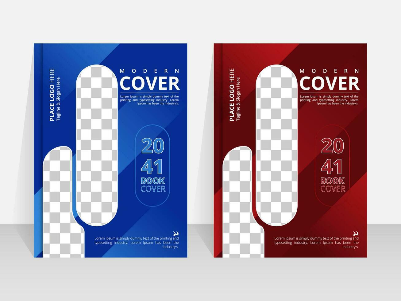 Creative and abstract book cover template vector