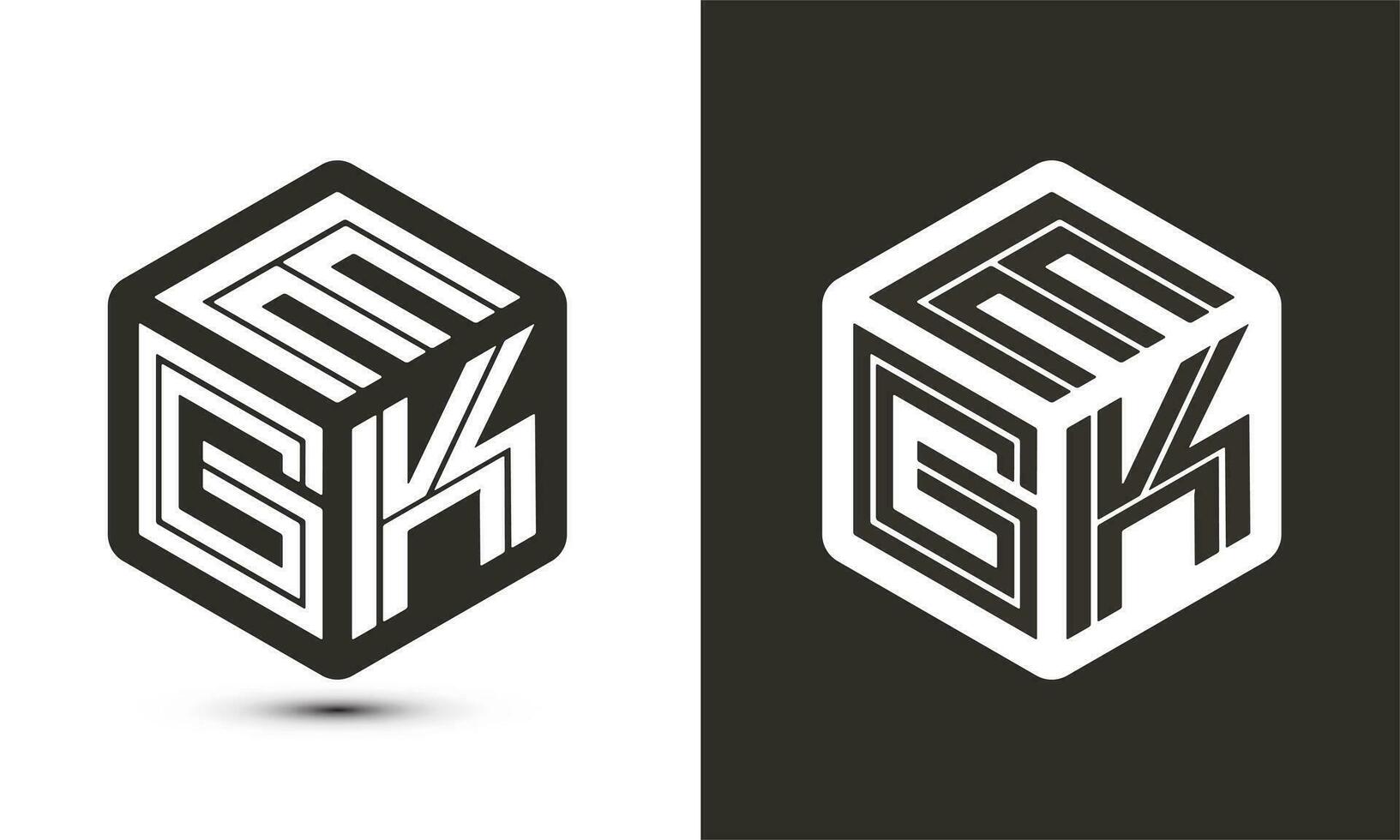 por ejemplo letra logo diseño con ilustrador cubo logo, vector logo moderno alfabeto fuente superposición estilo.