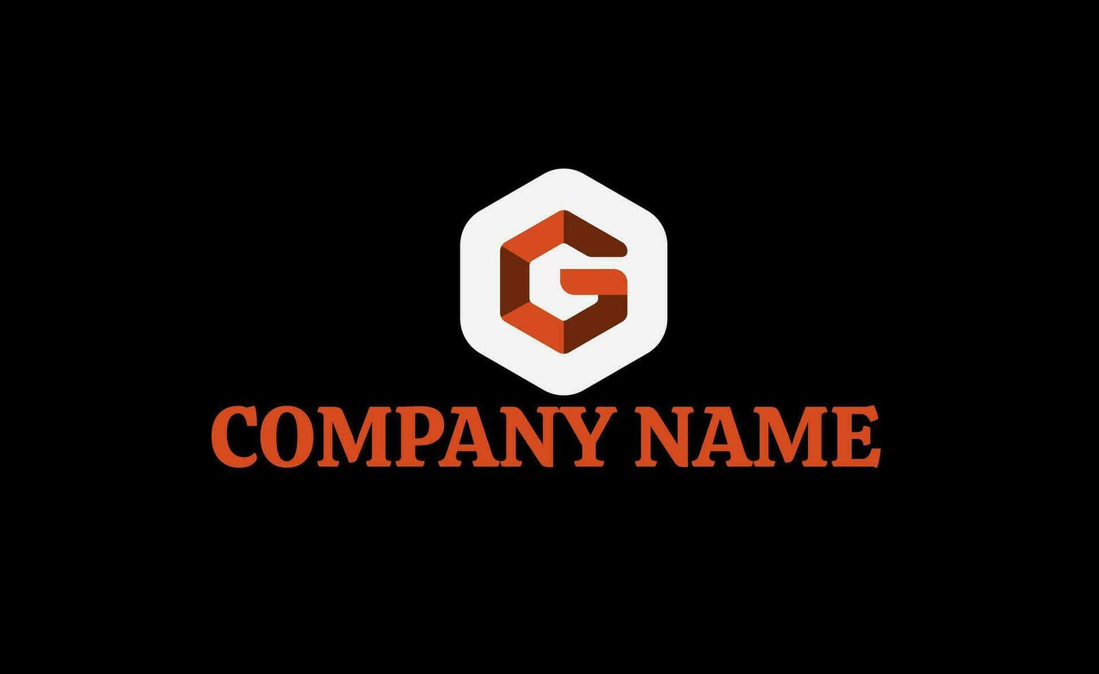 simple letter G logo vector