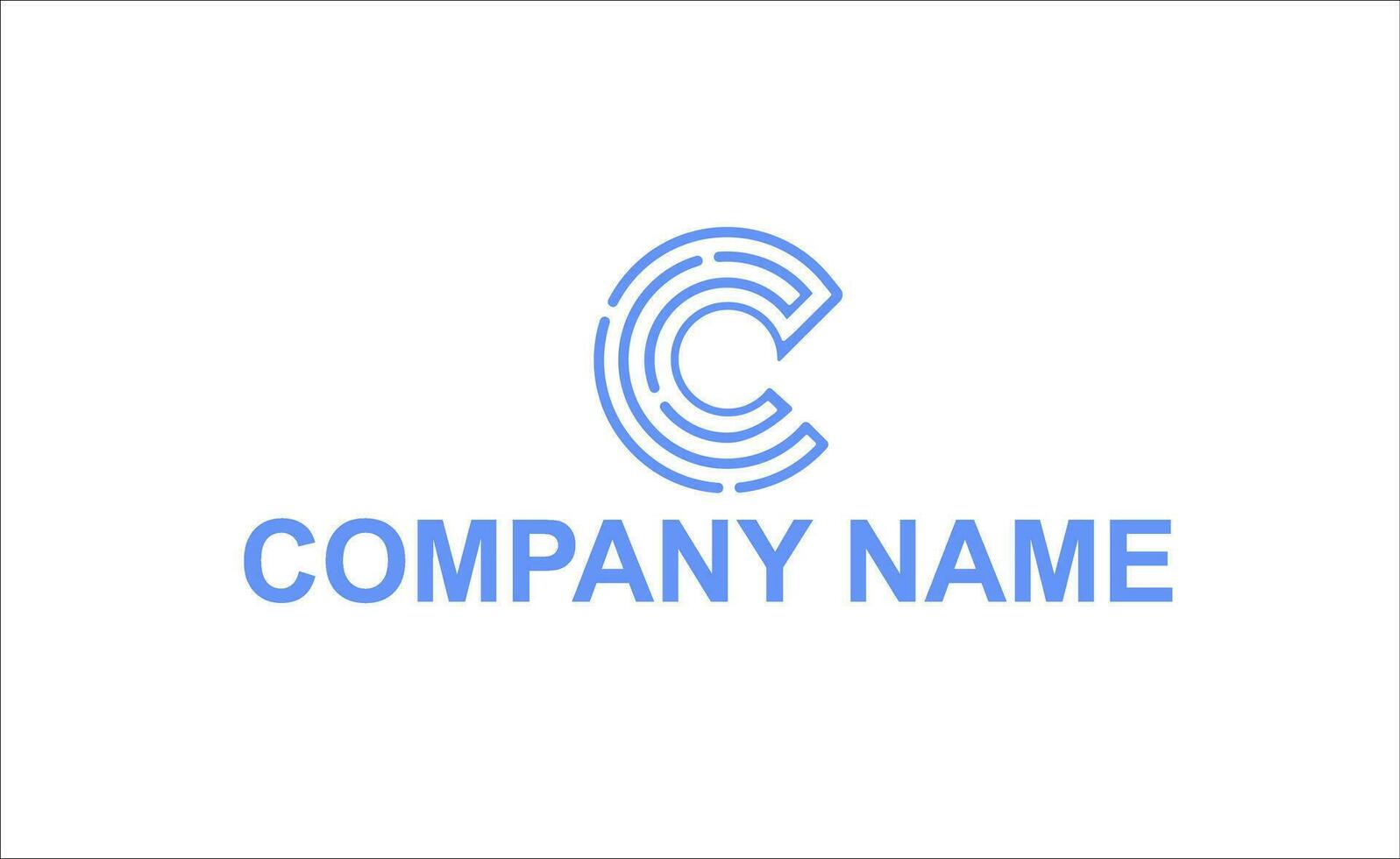 modern letter C logo design vector