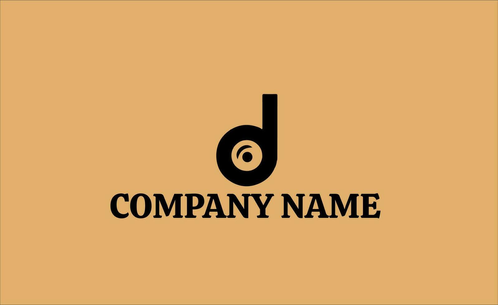 modern letter D logo design vector