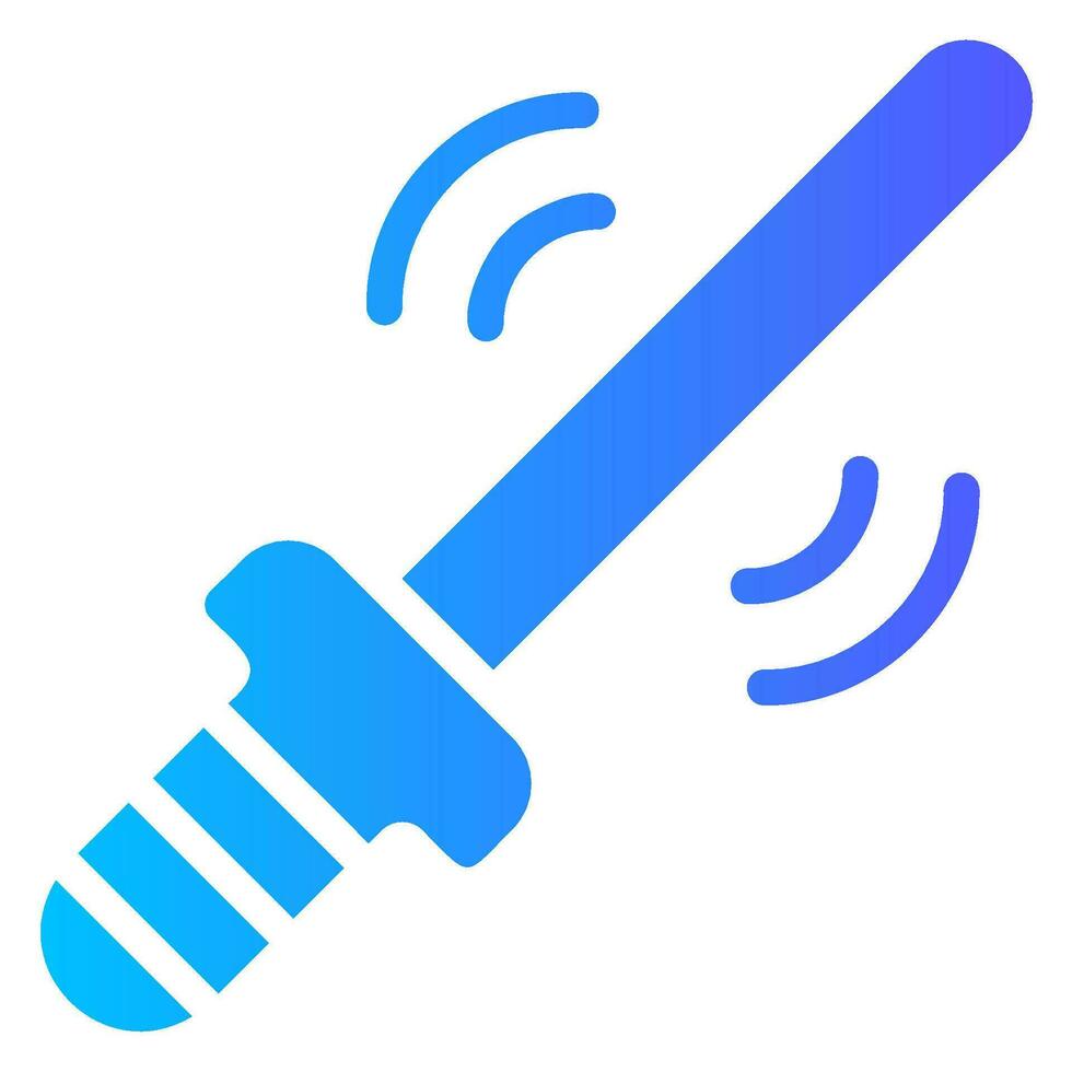 ar wand gradient icon vector