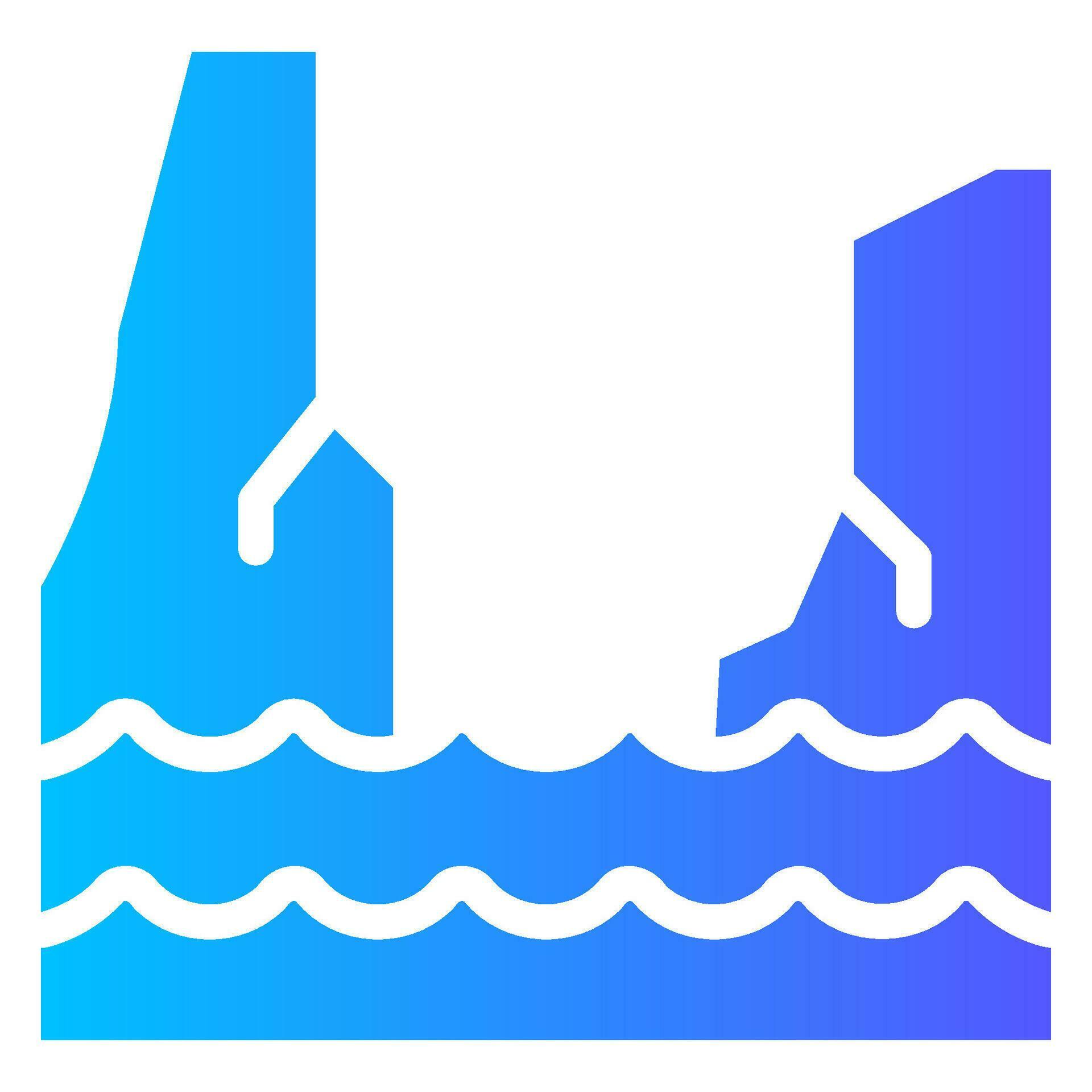 Fiord gradient icon 34607561 Vector Art at Vecteezy