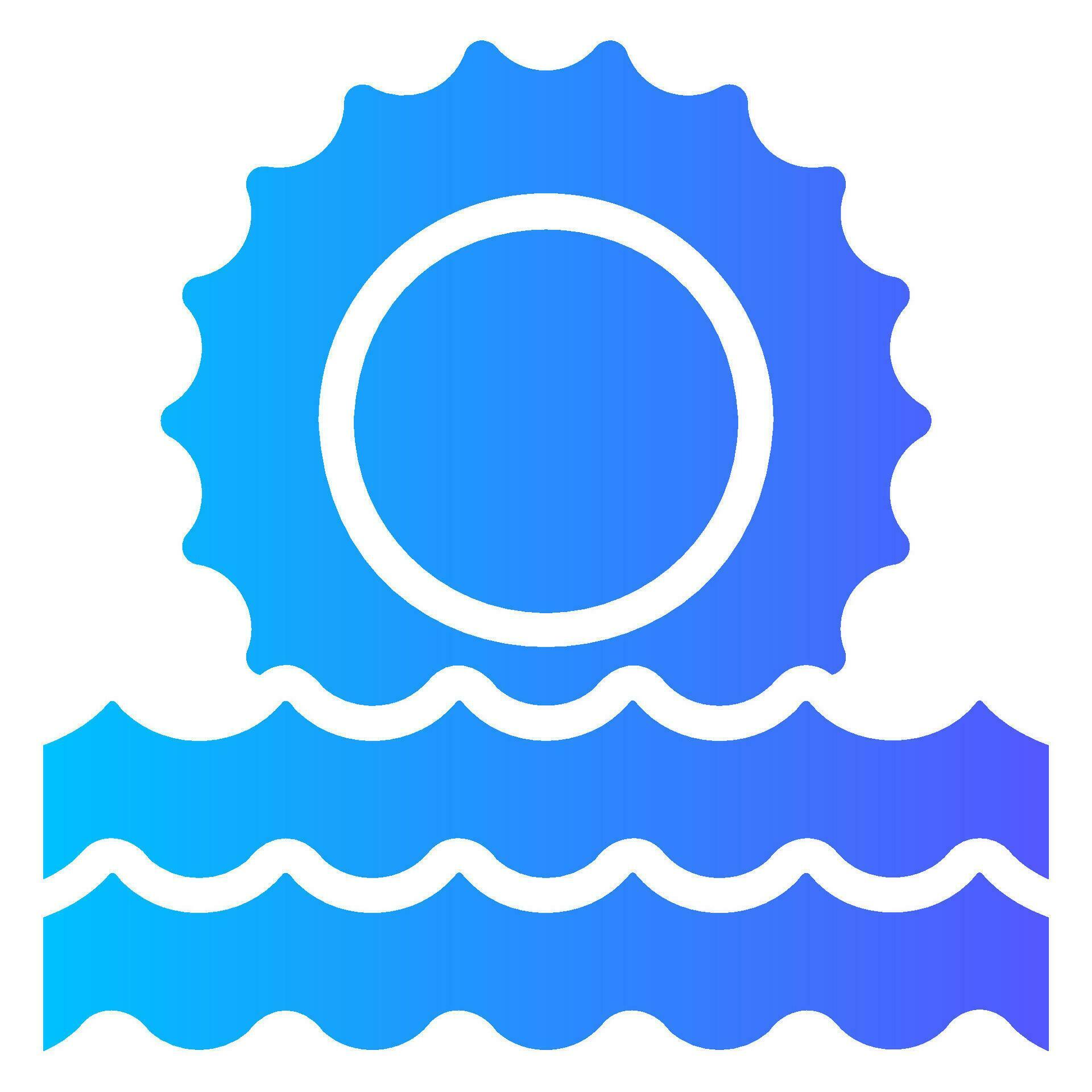 ocean gradient icon 34607598 Vector Art at Vecteezy