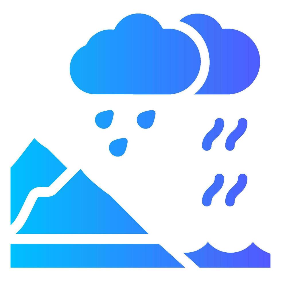 evaporate gradient icon vector