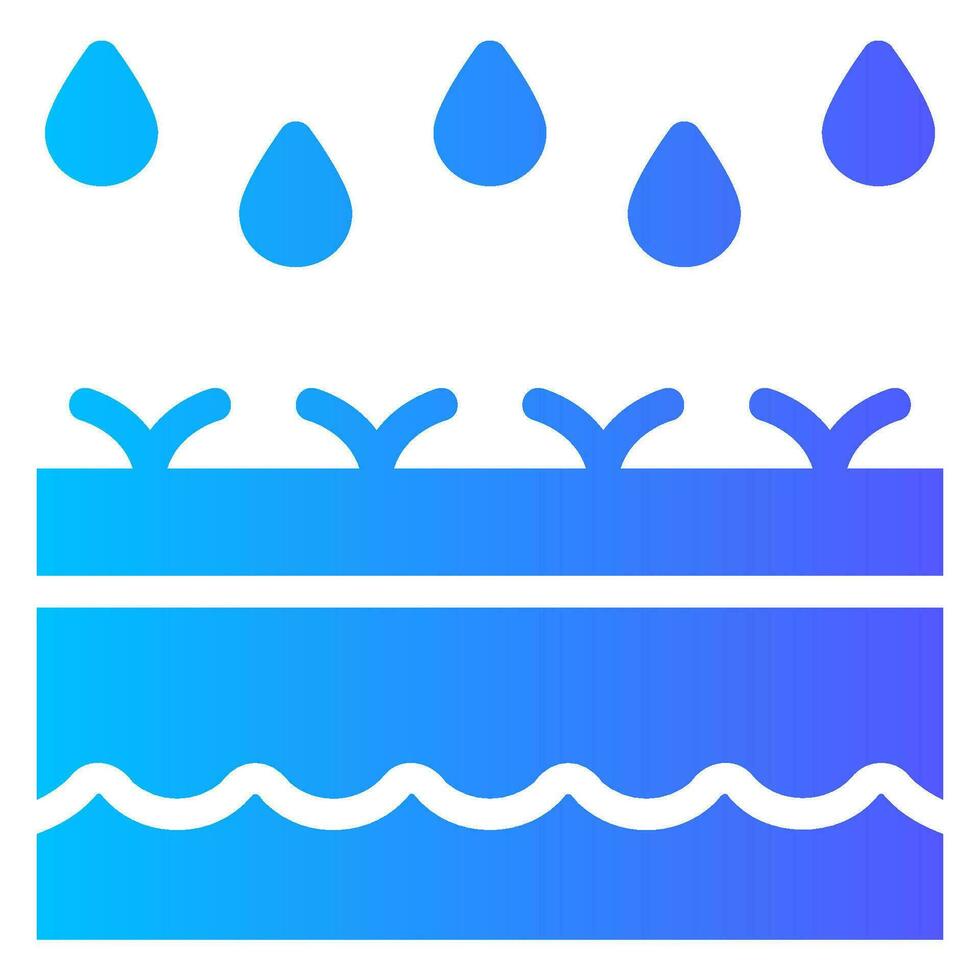 infiltration gradient icon vector
